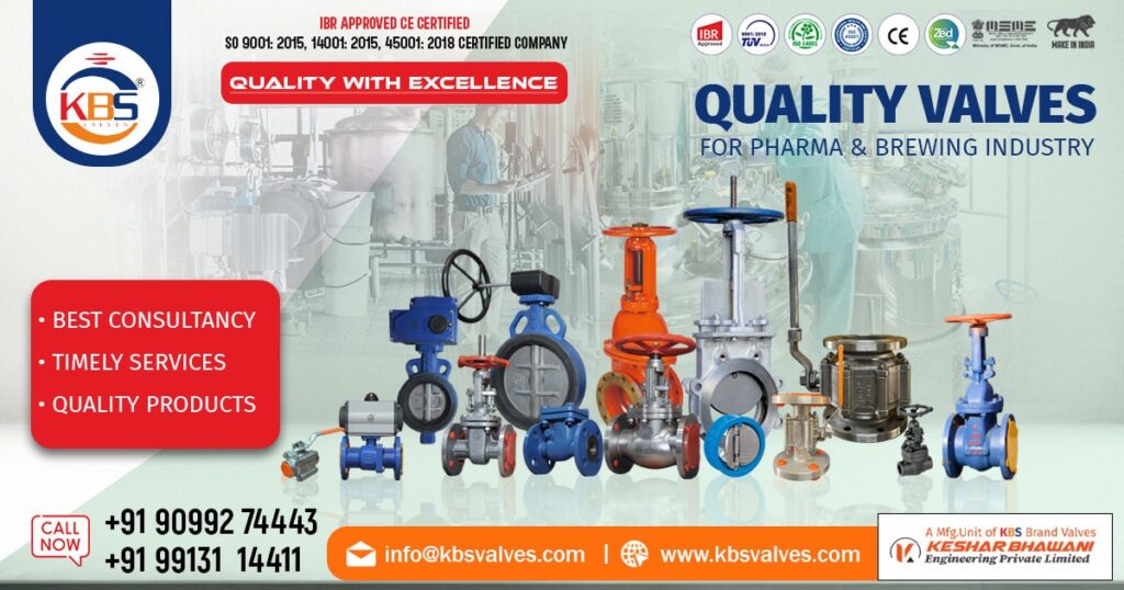 Quality Valves for Pharma and Brewing Industries in Qatar