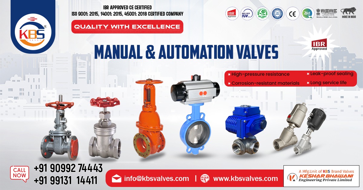 Manual and Automation Valve in Gujarat