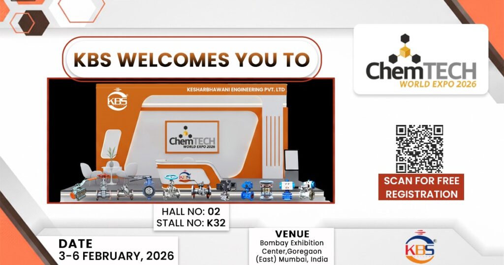 KBS Valves Joins Global Leaders at ChemTECH World Expo 2026