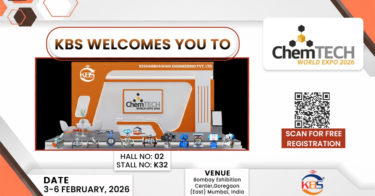 KBS Valves Joins Global Leaders at ChemTECH World Expo 2026