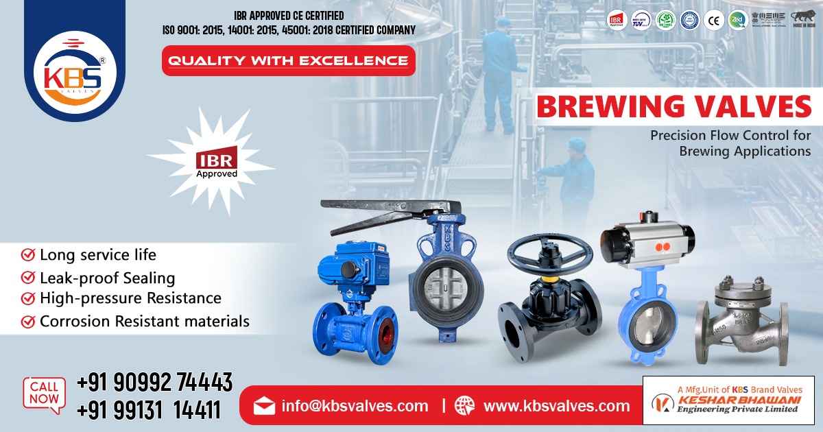 Brewing Valves Supplier in Karnataka