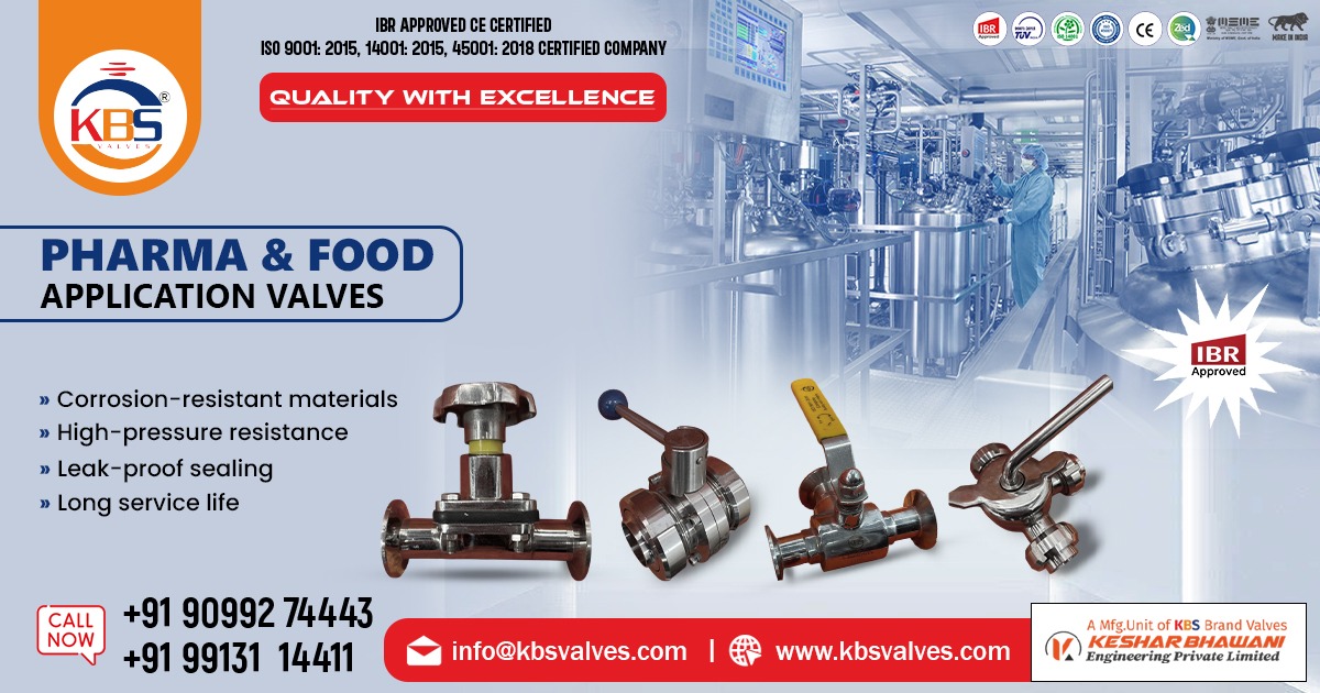 Pharma and Food Valves in Goa