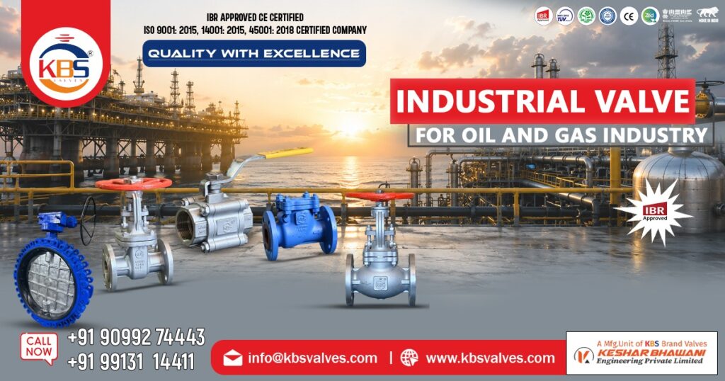 Industrial Valve for Oil and Gas Industry in Gujarat
