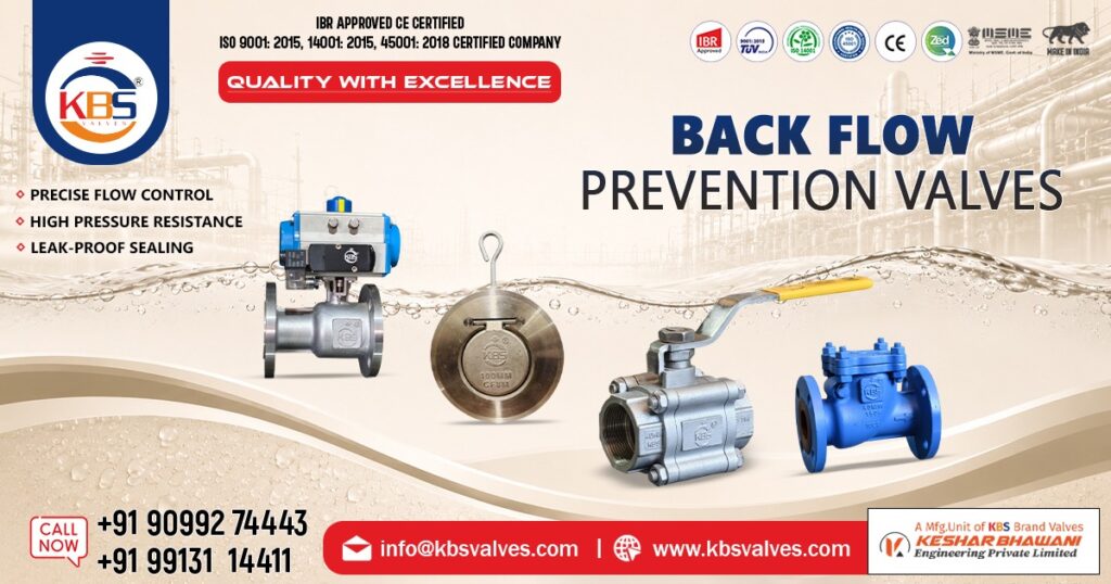 Back Flow Prevention Valve in Gujarat