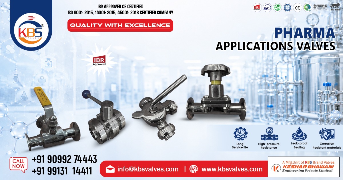 Pharmaceutical Application Valve Supplier