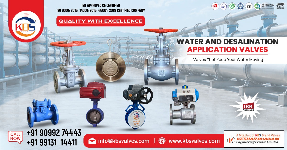 Water and Desalination Application Valve in Maharashtra