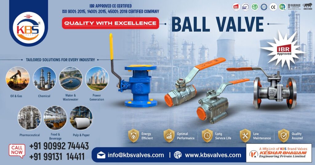 Industrial Ball Valve in India