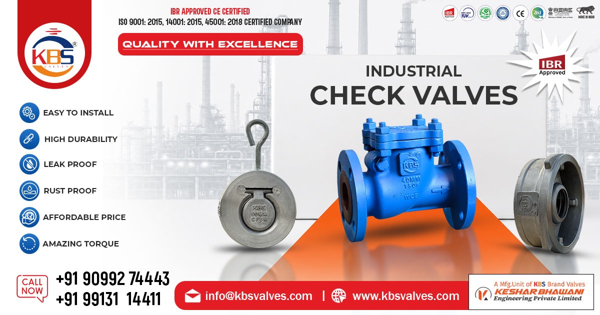 Industrial Check Valve Supplier in India