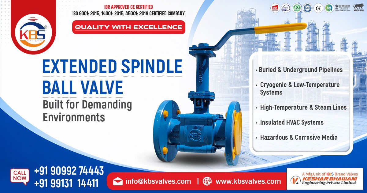 Spindle Ball Valves Manufacturer and Supplier in India