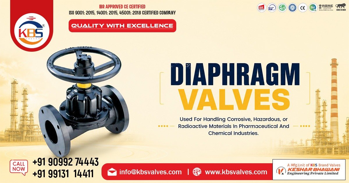 High Quality Diaphragm Valves Supplier in Maharashtra