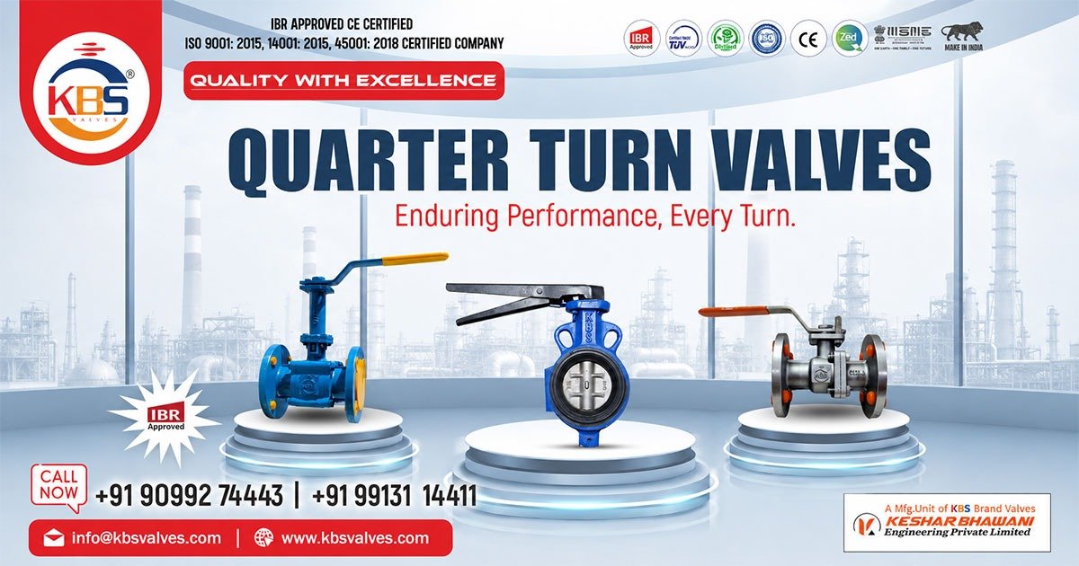 Quarter Turn Valve Supplier in Gujarat
