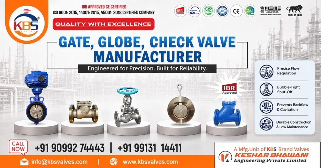 Gate, Globe and Check Valve Supplier in Andhra Pradesh