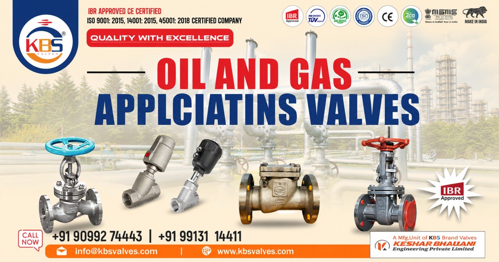 Industrial Valves for Oil and Gas in Chhattisgarh