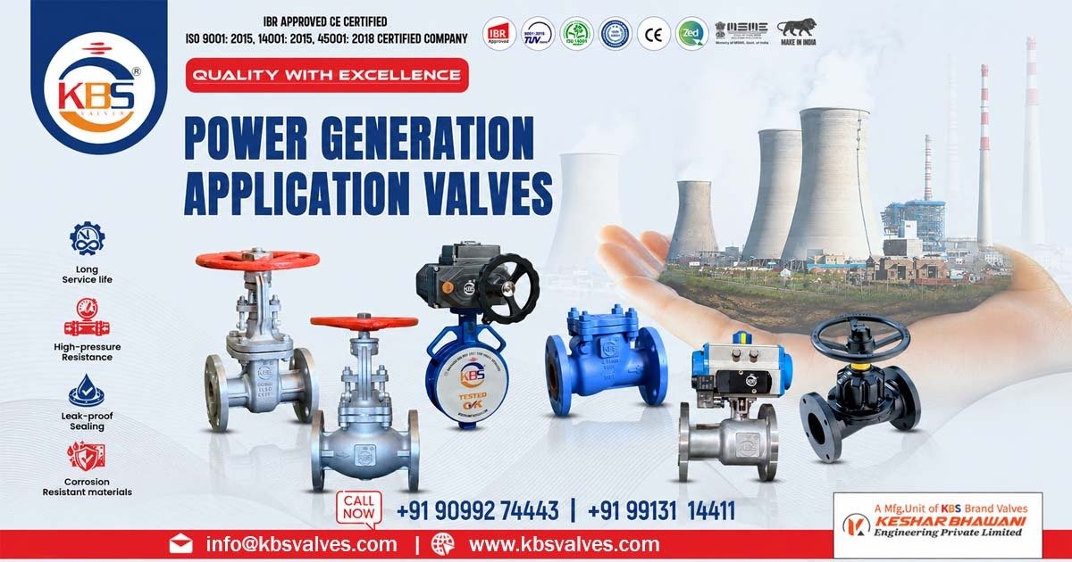 Industrial Valve for Power Generation in Maharashtra