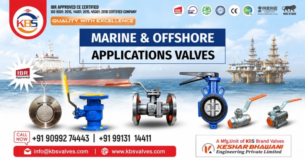 Industrial Valve for Marine and Offshore in Gujarat