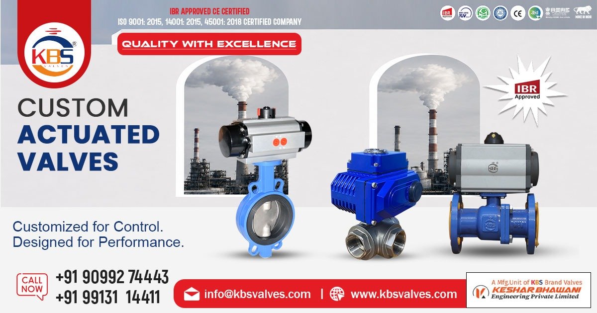 Custom Actuated Valve in Karnataka