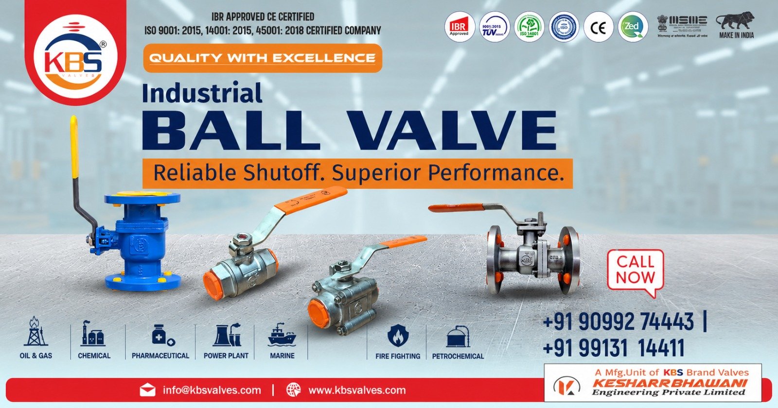 Industrial Ball Valve in Madhya Pradesh