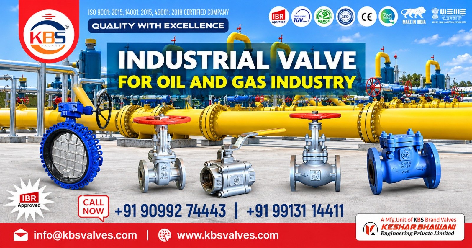 Industrial Valve for Oil and Gas in Uttarakhand