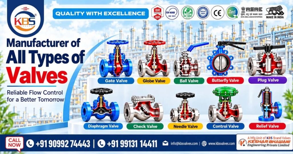 Types of Valves Used in Piping