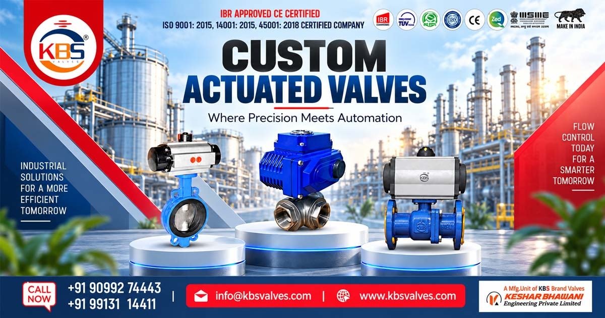 Custom Actuated Valve in Maharashtra