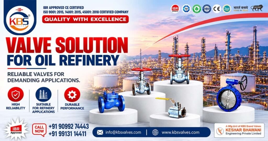 Control Valve Manufacturer for Oil Refinery in India